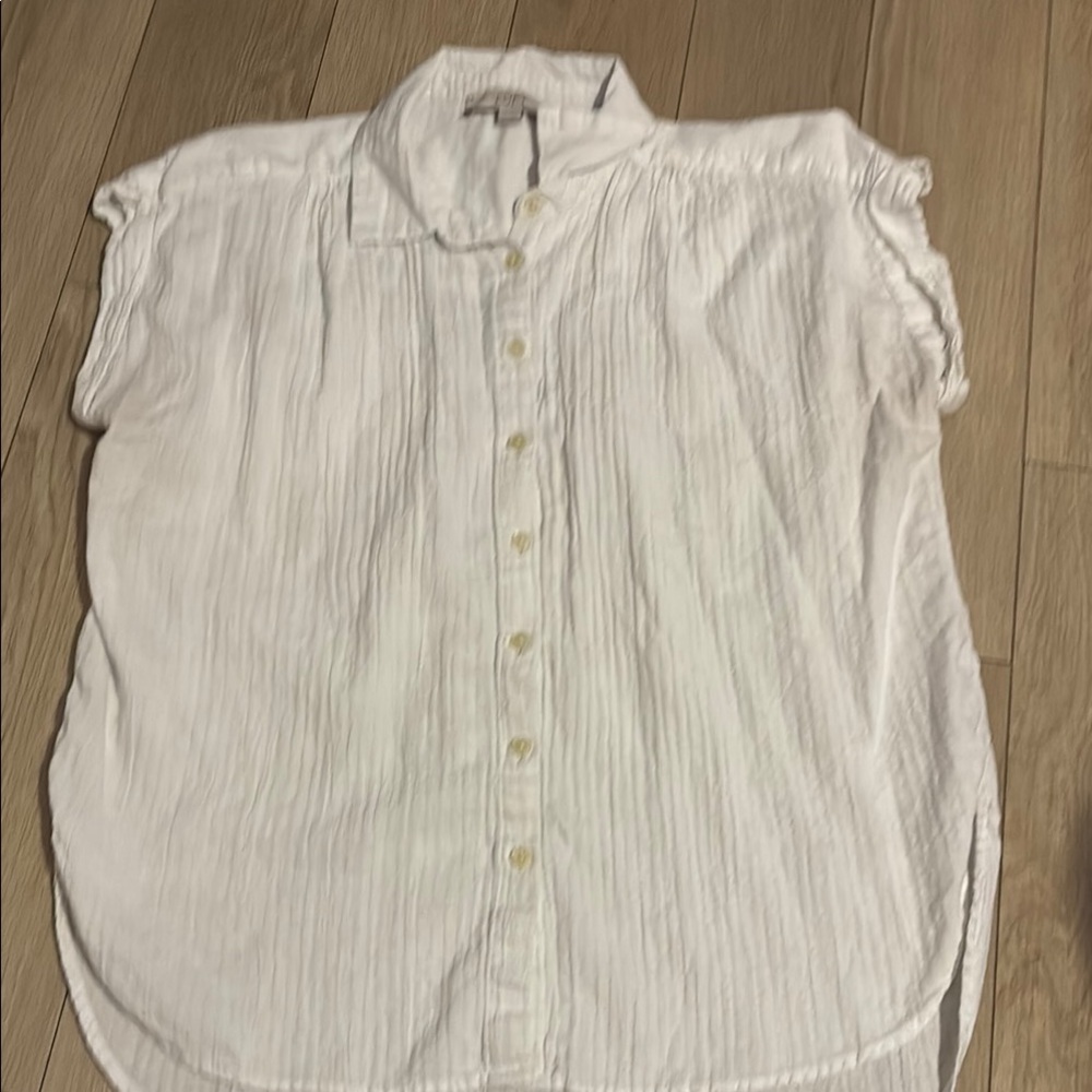 White Button-Up Blouse